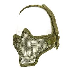 101Inc - Airsoft metal mesh mask groen